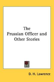 Cover of: The Prussian Officer and Other Stories by David Herbert Lawrence