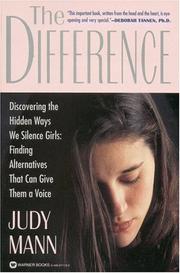 Cover of: The difference by Judy Mann