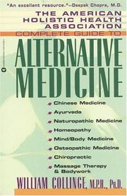 Cover of: The American Holistic Health Association Complete guide to alternative medicine