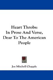 Cover of: Heart Throbs by Joe Mitchell Chapple
