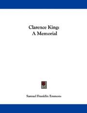 Clarence King by Samuel Franklin Emmons