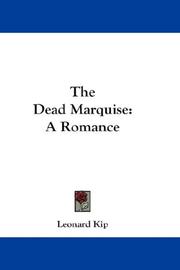 Cover of: The Dead Marquise: A Romance