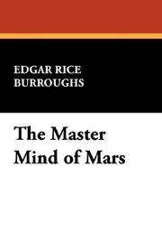 Cover of: The Master Mind of Mars by Edgar Rice Burroughs