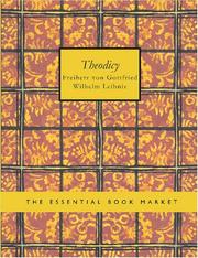 Cover of: Theodicy (Large Print Edition) by Gottfried Wilhelm Leibniz