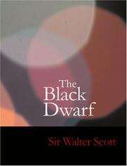 Cover of: The Black Dwarf (Large Print Edition) by Sir Walter Scott