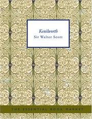 Cover of: Kenilworth (Large Print Edition) by Sir Walter Scott