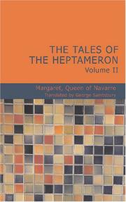 Cover of: The Tales of the Heptameron Vol. II: The Tales of the Heptameron Vol. II