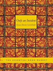 Cover of: Only an Incident (Large Print Edition)