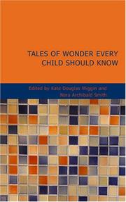 Cover of: Tales of Wonder Every Child Should Know