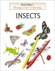 Cover of: Designs for Coloring: Insects and Spiders (Designs for Coloring)
