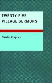 Twenty-five village sermons by Charles Kingsley