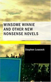 Cover of: Winsome Winnie and Other New Nonsense Novels