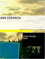 Cover of: Ann Veronica (Large Print Edition) | H. G. Wells