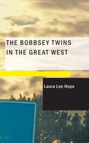 Cover of: The Bobbsey Twins in the Great West