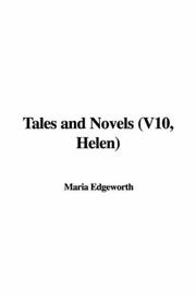 Cover of: Tales and Novels (V10, Helen)