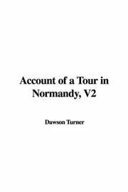 Cover of: Account of a Tour in Normandy, V2