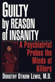 Cover of: Guilty by reason of insanity