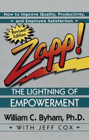 Cover of: Zapp! The Lightning of Empowerment by William Byham, Jeff Cox