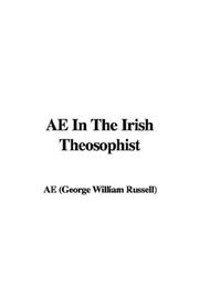 Cover of: AE In The Irish Theosophist