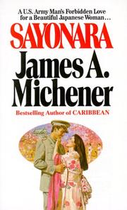 Cover of: Sayonara by James A. Michener