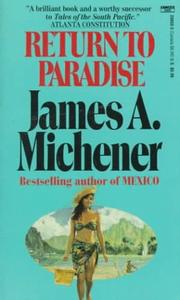 Cover of: Return to Paradise by James A. Michener