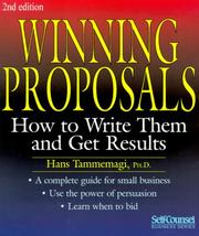Cover of: Winning Proposals by Hans Tammemagi