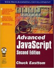 Cover of: Advanced Javascript