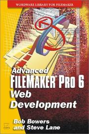 Cover of: Advanced FileMaker Pro 6 Web Development by Bob Bowers, Moyer, Bowers