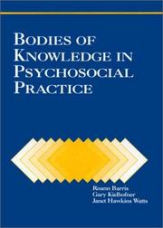 Cover of: Bodies of Knowledge in Psychosocial Practice (Slack/Occupational Therapy)