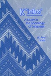 Cover of: K'iche' by M. Paul Lewis