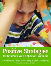 Cover of: Positive Strategies for Students With Behavior Problems