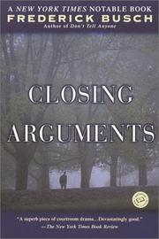 Cover of: Closing arguments
