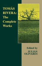 Cover of: Tomas Rivera: The Complete Works