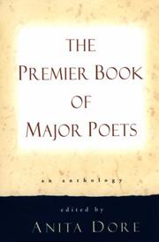Cover of: The premier book of major poets: an anthology