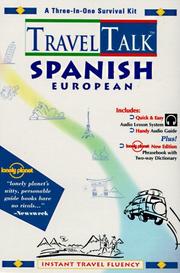 Cover of: Traveltalk: Spanish European (TravelTalk)