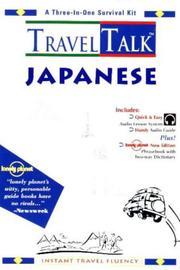 Cover of: Travel Talk Japanese: A Three-In-One Survival Kit (Traveltalk)