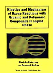 Kinetics and mechanism of ozone reactions with organic and polymeric compounds in liquid phase