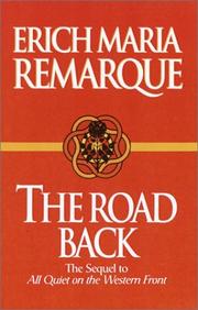 Cover of: The road back by Erich Maria Remarque