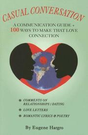 Cover of: Casual Conversation | Eugene Hargro