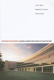 Cover of: Designing for Designers: Lessons Learned from Schools of Architecture