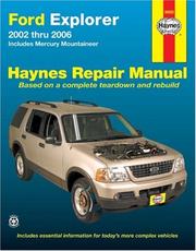 Cover of: Ford Explorer 2002 thru 2006: Includes Mercury Mountaineer (Haynes Repair Manual)
