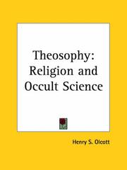 Cover of: Theosophy: Religion and Occult Science
