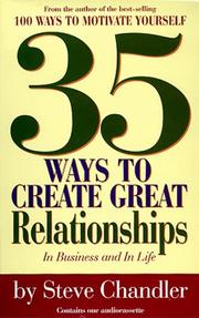 Cover of: 35 Ways to Create Great Relationships