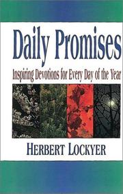 Cover of: Daily Promises by Herbert Lockyer