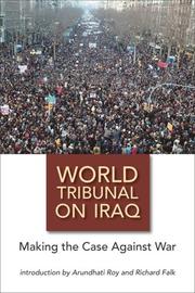 Cover of: World Tribunal on Iraq: Making the Case Against War