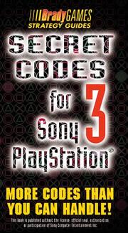 Cover of: Secret Codes for Sony PlayStation, Volume 3