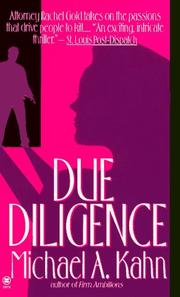 Cover of: Due Diligence (Rachel Gold Mystery)