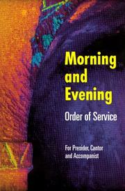 Cover of: Morning & Evening: Order of Service