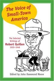 Cover of: The Voice of Small-town America: The Selected Writings of Robert Quillen, 1920û1948