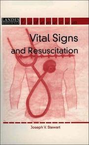 Cover of: Vital Signs and Resuscitation (Landes Bioscience Medical Handbook (Vademecum)) by Joseph V Stewart